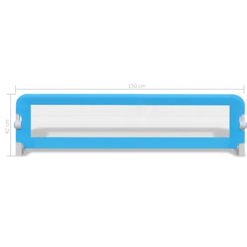 Sigurnosna ogradica za dječji krevet 2 kom plava 150 x 42 cm - Plava 150 x 42 cm 2 Cijena