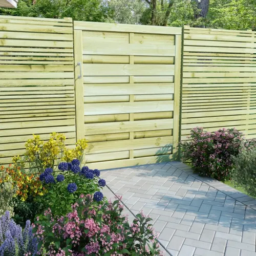Dvorišna vrata - Vrtna vrata od impregnirane borovine 100 x 125 cm zelena - 100 x 125 cm Cijena