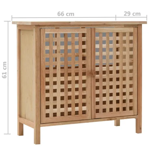 Ormarić za Lavabo - Umivaonik od masivne orahovine 66 x 29 x 61 cm Cijena
