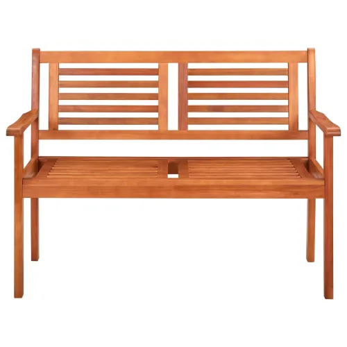 Vrtna klupa za 2 osobe 120 cm od masivnog drva eukaliptusa - 120 x 60 x 89 cm Cijena
