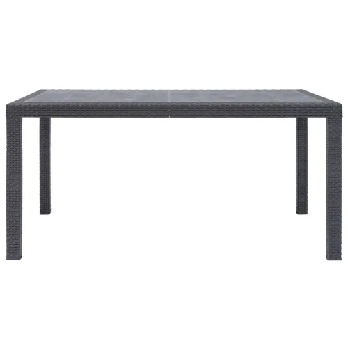 Vrtni stol smeđi 150 x 90 x 72 cm plastika s izgledom ratana - Smeđa 150 x 90 x 72 cm Cijena
