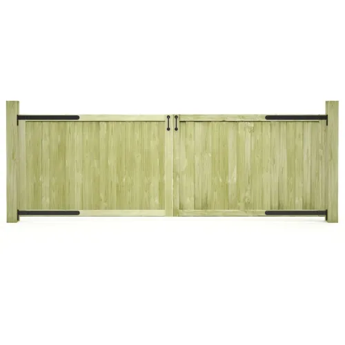 Dvorišna vrata - Vrtna vrata 2 kom od impregnirane borovine 300 x 100 cm - 300 x 100 cm 300 x 100 cm Cijena