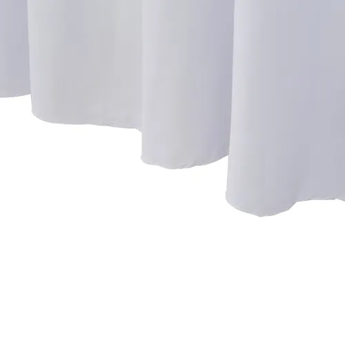 Rastezljive navlake za stol 2 kom duge 183 x 76 x 74 cm bijele - Bijela 183 x 76 x 74 cm 2 Bijela Cijena