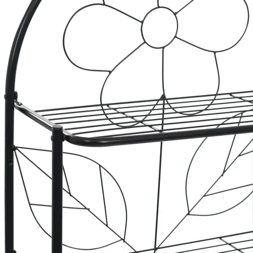 Toaletni stalak crni 60 x 33 x 174 cm - Crna Cijena