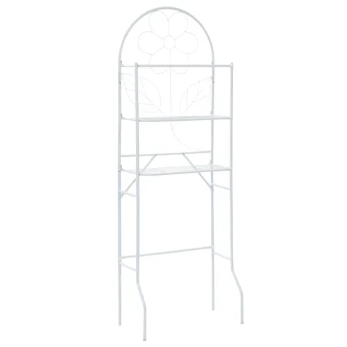 Toaletni stalak bijeli 60 x 33 x 174 cm - Bijela Cijena