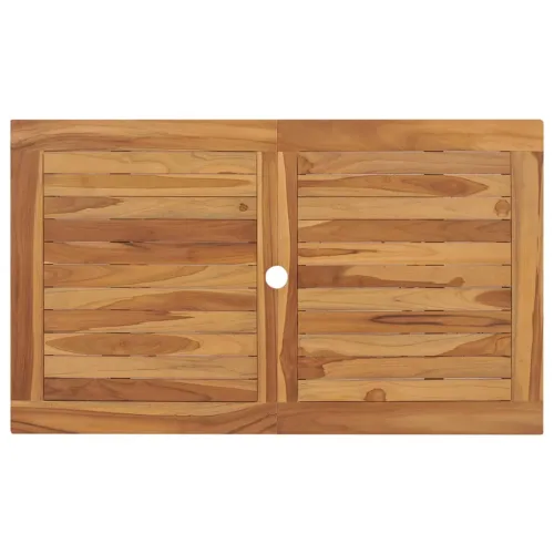 Sklopivi vrtni stol od tikovine 120 x 70 x 75 cm - Smeđa Cijena
