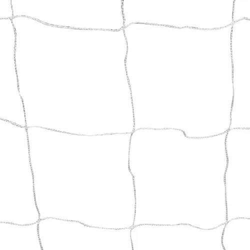 Nogometni gol 2 kom s mrežom 182 x 61 x 122 cm čelični bijeli - 2 Cijena