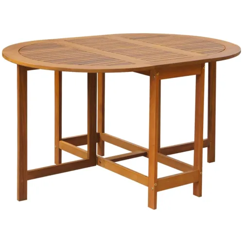 5-dijelni sklopivi vrtni blagovaonski set masivno bagremovo drvo - Stol 130 cm + 4 x stolica Cijena