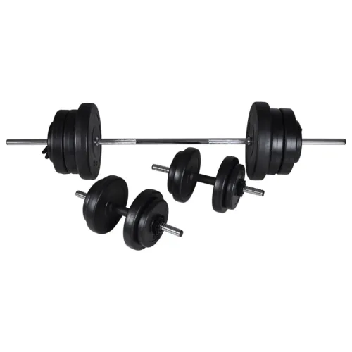 Klupa za dizanje utega sa stalkom i setom utega 60,5 kg - 60.5 kg Cijena