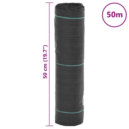 Opna protiv korova crni 0,5 x 50 m PP - 0.5 x 50 m (100 g/m²) Cijena