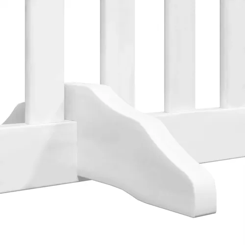 Vrata za pse s vratašcima 6 panela sklopiva 480 cm drvo topole - Bijela 80 x 90 x 2 cm 6 Cijena