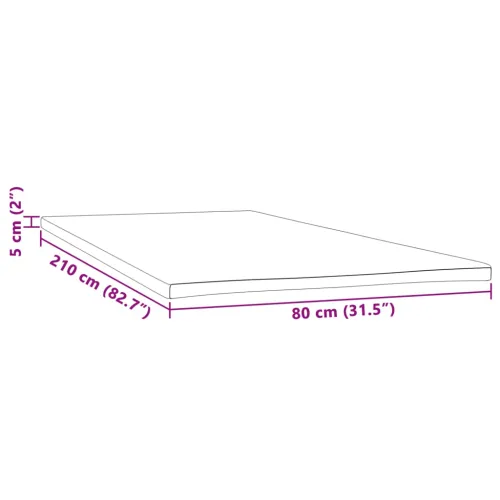 Nadmadrac 80 x 210 x 5 cm - 80 x 210 cm Cijena