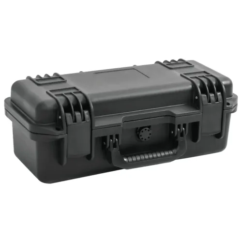 Prijenosni kovčeg crni 46,5x21,5x17,5 cm od PP-a - 46,5 x 21,5 x 17,5 cm Crna Cijena