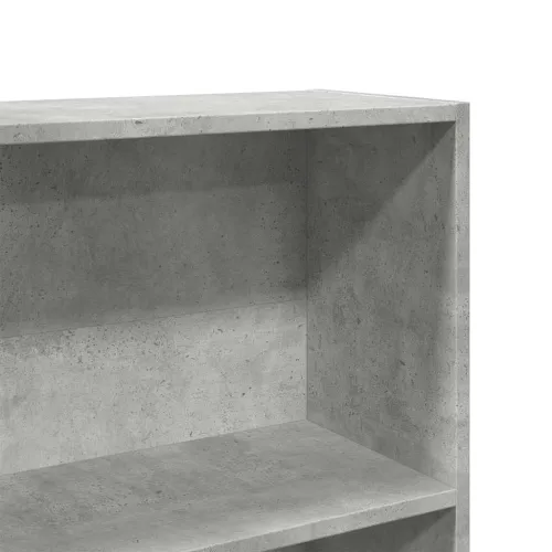 Regal za knjige siva boja betona 80x24x176 cm konstruirano drvo - Beton siva 1 176 cm 80 cm Cijena