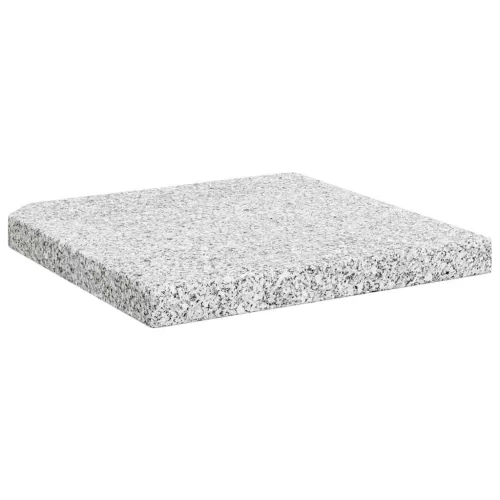 Postolje za suncobran granitno 25 kg četvrtasto sivo - Siva Cijena