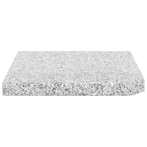 Postolje za suncobran granitno 25 kg četvrtasto sivo - Siva Cijena