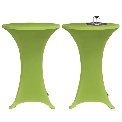 Rastezljivi Stolnjak 2 kom 70 cm Zelena boja - Zelena 70 cm 2 Cijena