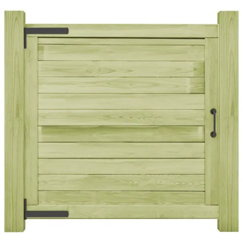 Dvorišna vrata - Vrtna vrata od impregnirane borovine 100 x 100 cm - 100 x 100 cm Cijena