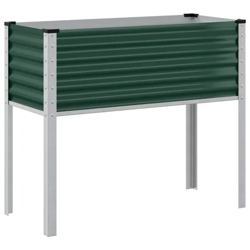 Vrtna žardinjera Zelena 100x45x90 cm Čelična - Čelik/zelena 100 x 45 x 90 cm 1 Čelik/zelena Cijena