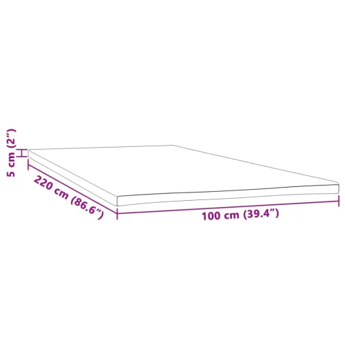 Nadmadrac 100 x 220 x 5 cm - 100 x 220 cm Cijena