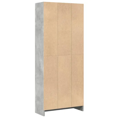 Regal za knjige boja betona 60x24x143 cm konstruirano drvo - Beton siva 1 143 cm 60 cm Cijena