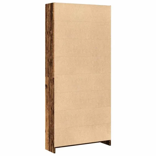Regal za knjige boja starog drva 80x24x176 cm drveni - Staro drvo 1 176 cm 80 cm Cijena