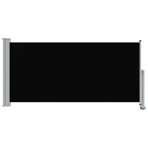 Uvlačiva bočna tenda za terasu 120 x 300 cm crna - Crna 120 x 300 cm Cijena