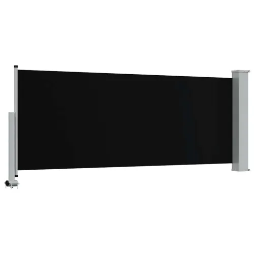 Uvlačiva bočna tenda za terasu 120 x 300 cm crna - Crna 120 x 300 cm Cijena
