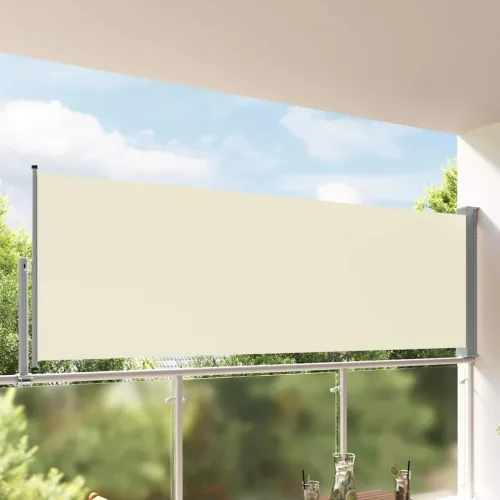 Uvlačiva bočna tenda za terasu 120 x 300 cm krem - Krema 120 x 300 cm 1 Krema Cijena