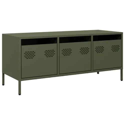 TV ormarić maslinastozeleni 101,5 x 39 x 43,5 cm čelični - Maslinovo zelena 1 101.5 cm Cijena