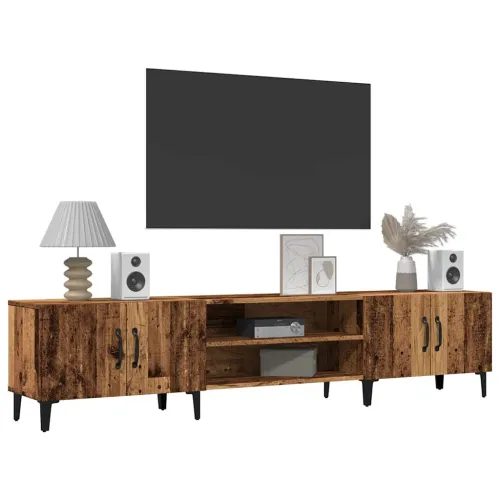 TV ormarić boja drva 180x31,5x40 cm od konstruiranog drva - Staro drvo 1 Cijena