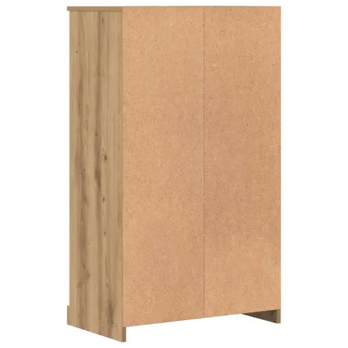 Visoka komoda boja hrasta 60x35,5x103,5 cm konstruirano drvo - Boja hrasta Cijena