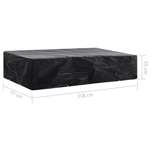 Navlaka za vrtnu ležaljku s 8 ušica 218 x 77 x 55 cm - 218 x 77 x 55 cm 1 Cijena