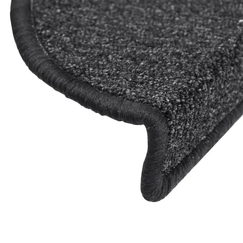Prostirke za stepenice 15 kom 56x17x3 cm antracit poluokrugle - Antracit 56 x 17 x 3 cm 15 Cijena