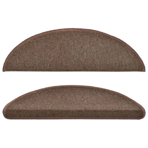 Prostirke za stepenice 15 kom 56x17x3 cm boje kave, poluokrugle - smeđa s natpisom coffee 56 x 17 x 3 cm 15 Cijena