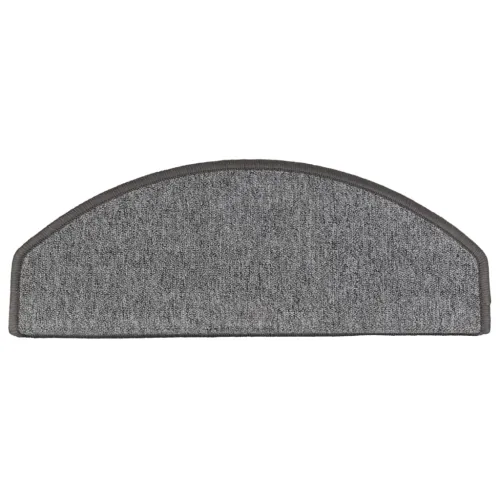 Prostirke za stepenice 15 kom 65x24x4 cm tamno sive poluokrugle velike - Tamnosiva 65 x 24 x 4 cm 15 Cijena