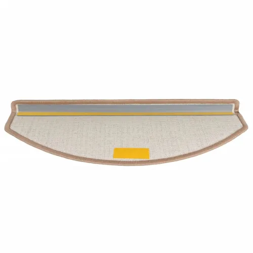 Prostirke za stepenice 15 kom 65x24x4 cm svijetlosmeđe poluokrugle velike - Svjetlosmeđa 65 x 24 x 4 cm 15 Cijena