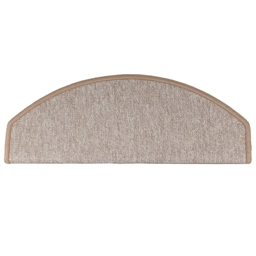 Prostirke za stepenice 15 kom 65x24x4 cm svijetlosmeđe poluokrugle velike - Svjetlosmeđa 65 x 24 x 4 cm 15 Cijena