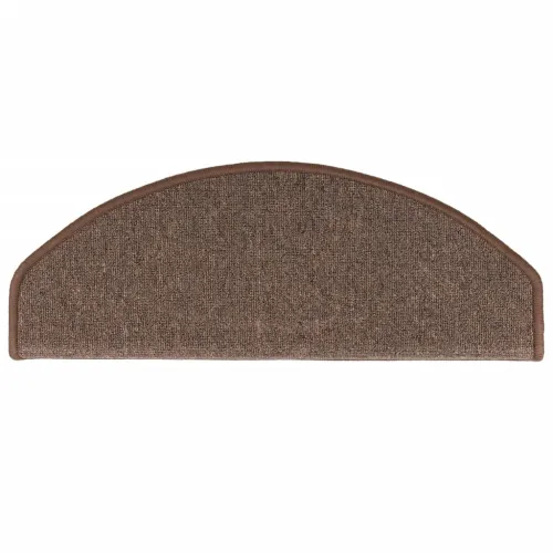 Prostirke za stepenice 15 kom 65x24x4 cm boje kave, poluokrugle, velike - smeđa s natpisom coffee 65 x 24 x 4 cm 15 Cijena