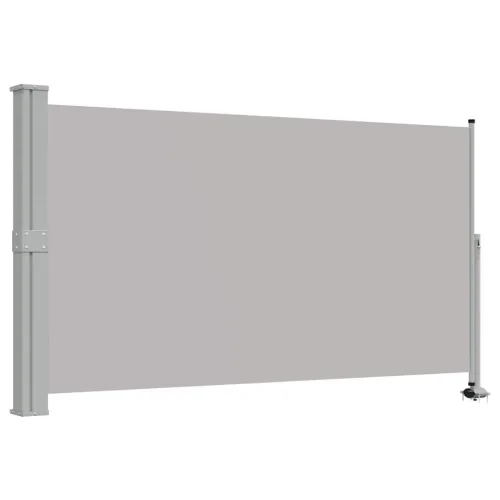 Uvlačiva bočna tenda za terasu 140 x 300 cm siva - Siva 140 x 300 cm 1 Siva Cijena