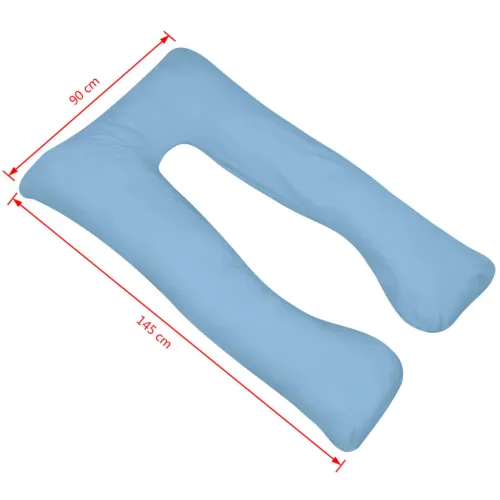 Jastuk za trudnice 90x145 cm Svijetlo Plavi - Plava 90 x 145 cm Cijena