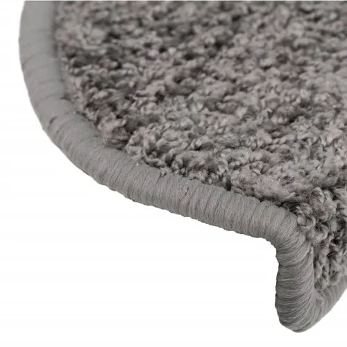 Prostirke za stepenice 15 kom 65x21x4 cm sive poluokrugle velike - Siva 65 x 21 x 4 cm 15 Siva Cijena
