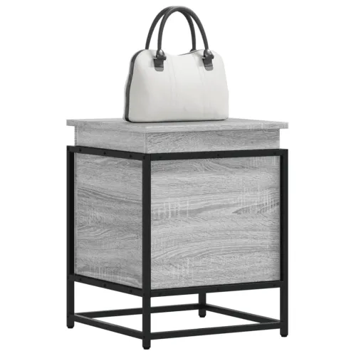 Kutija za pohranu boja hrasta 40x40x51,5 cm konstruirano drvo - Sivi hrast sonoma 40 x 40 x 51.5 cm Cijena