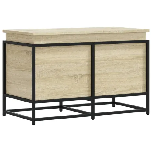 Kutija za pohranu s poklopcem 80x40x51,5 cm konstruirano drvo - Sonoma hrast 80 x 40 x 51.5 cm Cijena