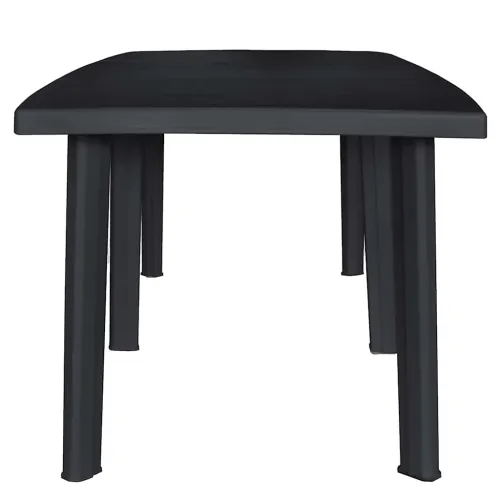 Vrtni stol antracit boje 216 x 90 x 72 cm plastični Cijena