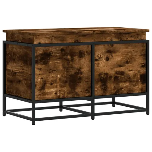 Kutija za pohranu boja hrasta 80x40x51,5 cm konstruirano drvo - Dimljeni hrast 80 x 40 x 51.5 cm Cijena
