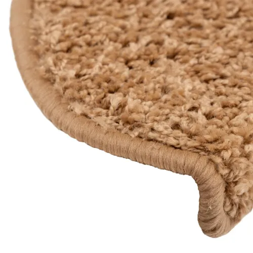 Prostirke za stepenice 15 kom 65x21x4 cm bež poluokrugle velike - Bež 65 x 21 x 4 cm 15 Cijena