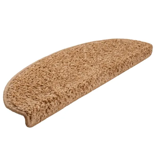 Prostirke za stepenice 15 kom 65x21x4 cm bež poluokrugle velike - Bež 65 x 21 x 4 cm 15 Cijena