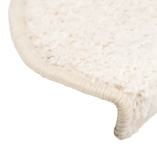 Prostirke za stepenice 15 kom 65x21x4 cm Bijele poluokrugle velike - Bijela 65 x 21 x 4 cm 15 Bijela Cijena