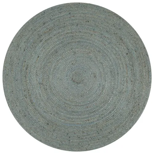 Ručno rađeni tepih od jute okrugli 90 cm maslinastozeleni - Maslinovo zelena 90 cm Cijena